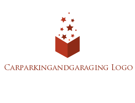book with stars logo