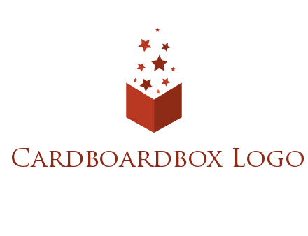book with stars logo