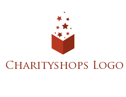 book with stars logo