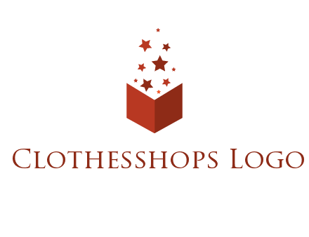 book with stars logo
