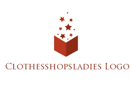 book with stars logo