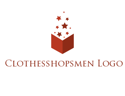 book with stars logo