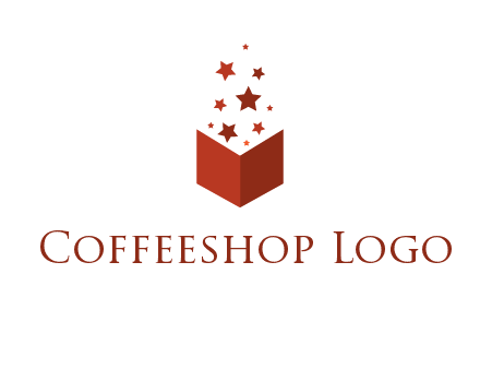 book with stars logo