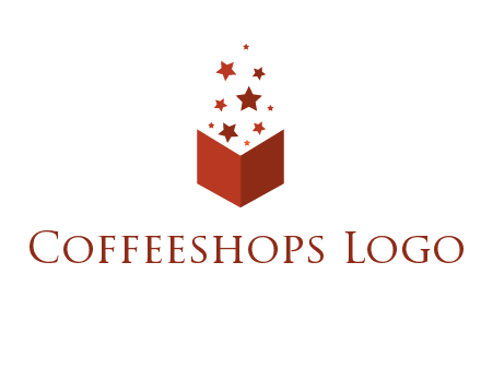 book with stars logo