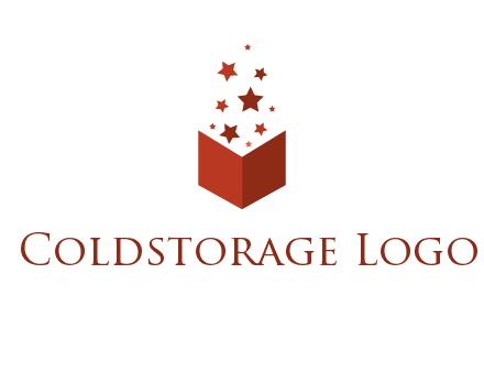 book with stars logo