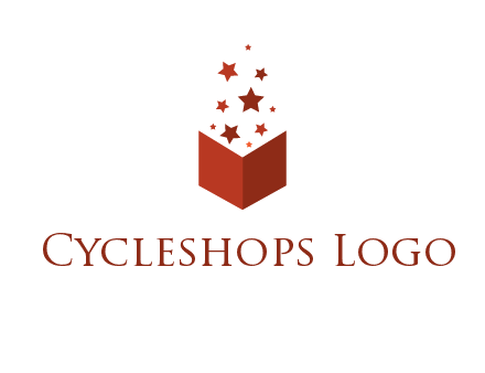 book with stars logo
