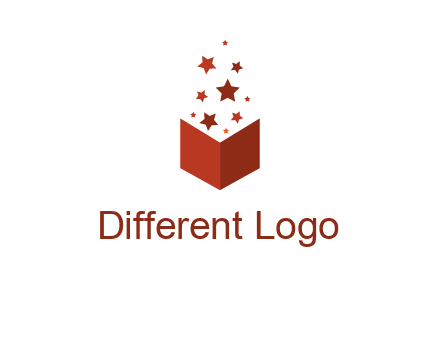book with stars logo