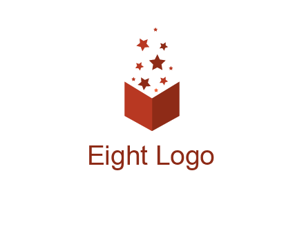 book with stars logo