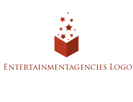 book with stars logo
