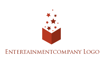 book with stars logo