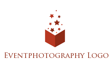 book with stars logo