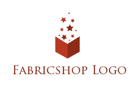 book with stars logo