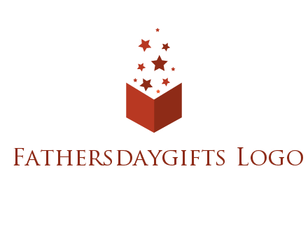book with stars logo