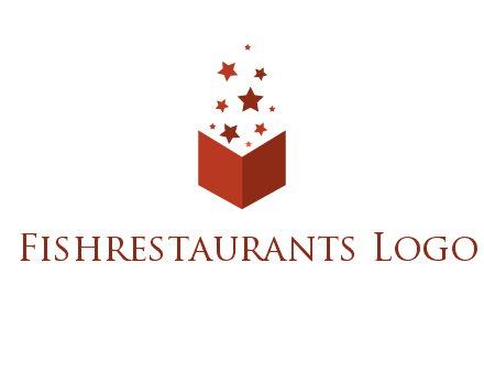 book with stars logo