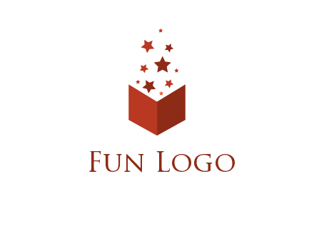 book with stars logo