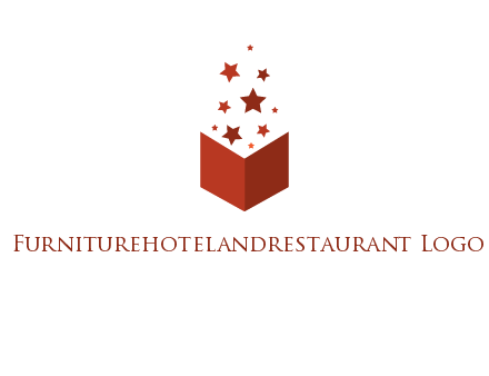 book with stars logo