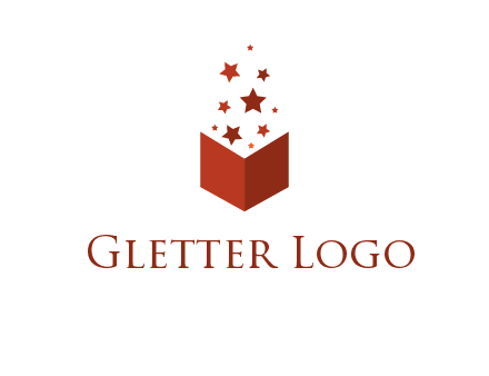book with stars logo