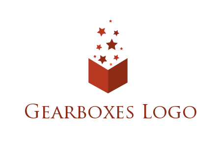 book with stars logo