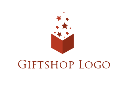 book with stars logo