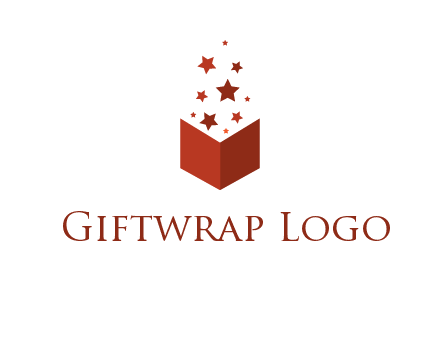 book with stars logo