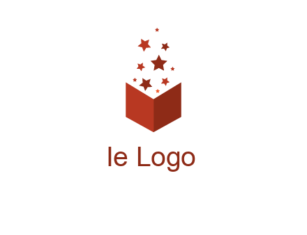 book with stars logo