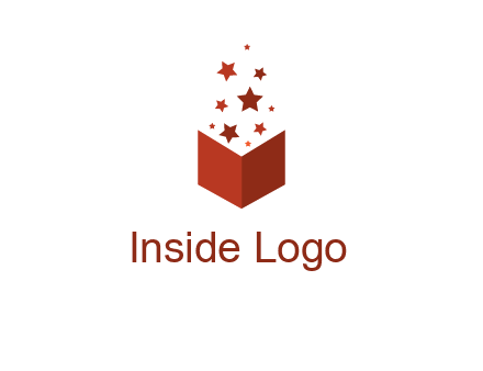 book with stars logo