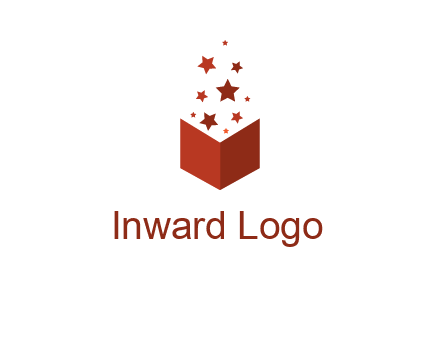 book with stars logo