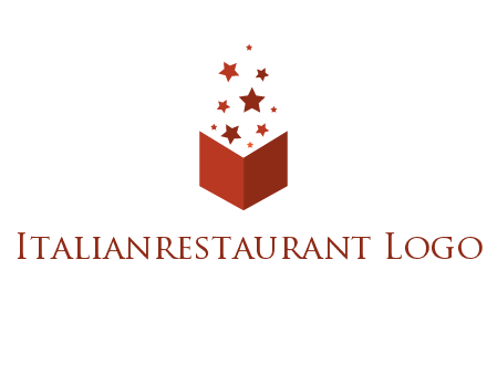 book with stars logo
