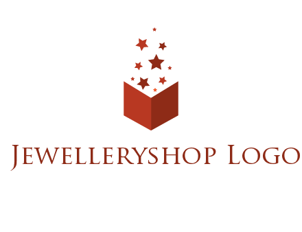book with stars logo