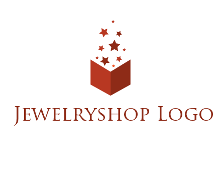 book with stars logo