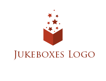 book with stars logo