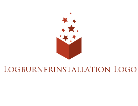 book with stars logo