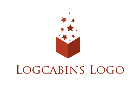 book with stars logo