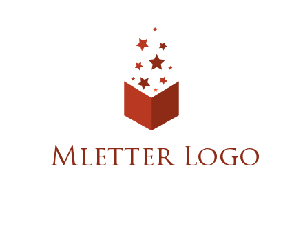 book with stars logo