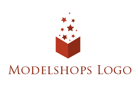 book with stars logo