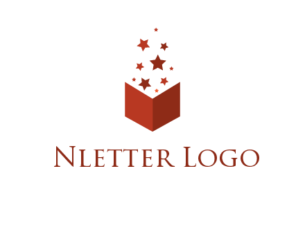 book with stars logo