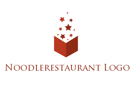 book with stars logo