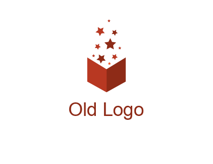 book with stars logo