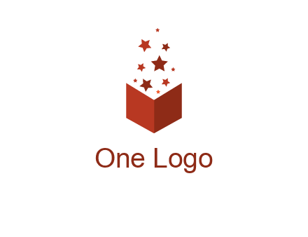 book with stars logo