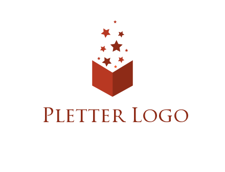 book with stars logo
