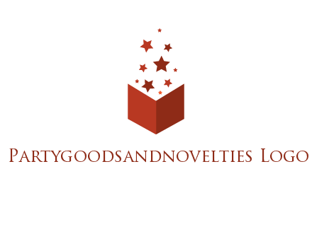 book with stars logo