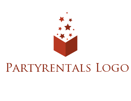 book with stars logo