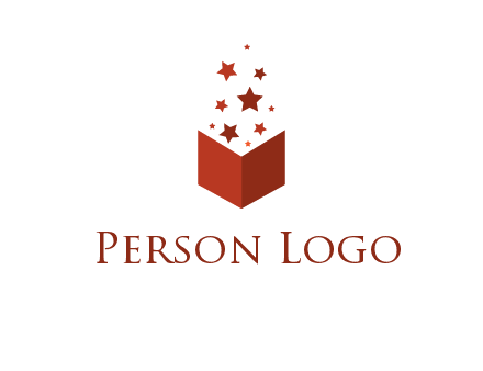 book with stars logo
