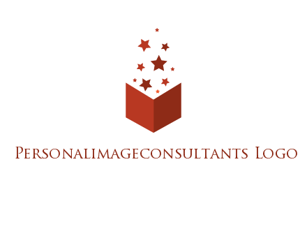 book with stars logo