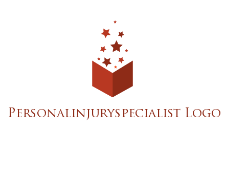 book with stars logo