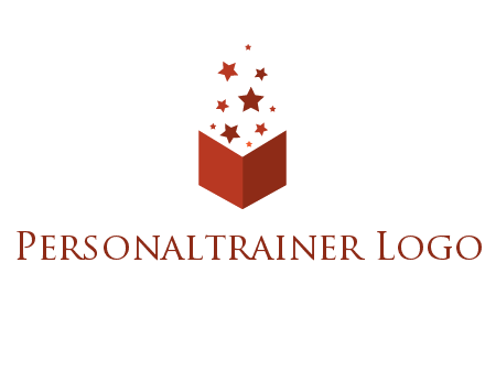 book with stars logo