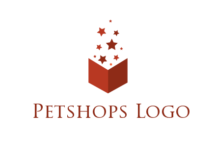 book with stars logo