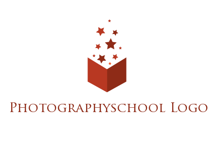 book with stars logo