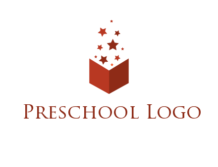 book with stars logo