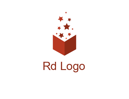 book with stars logo